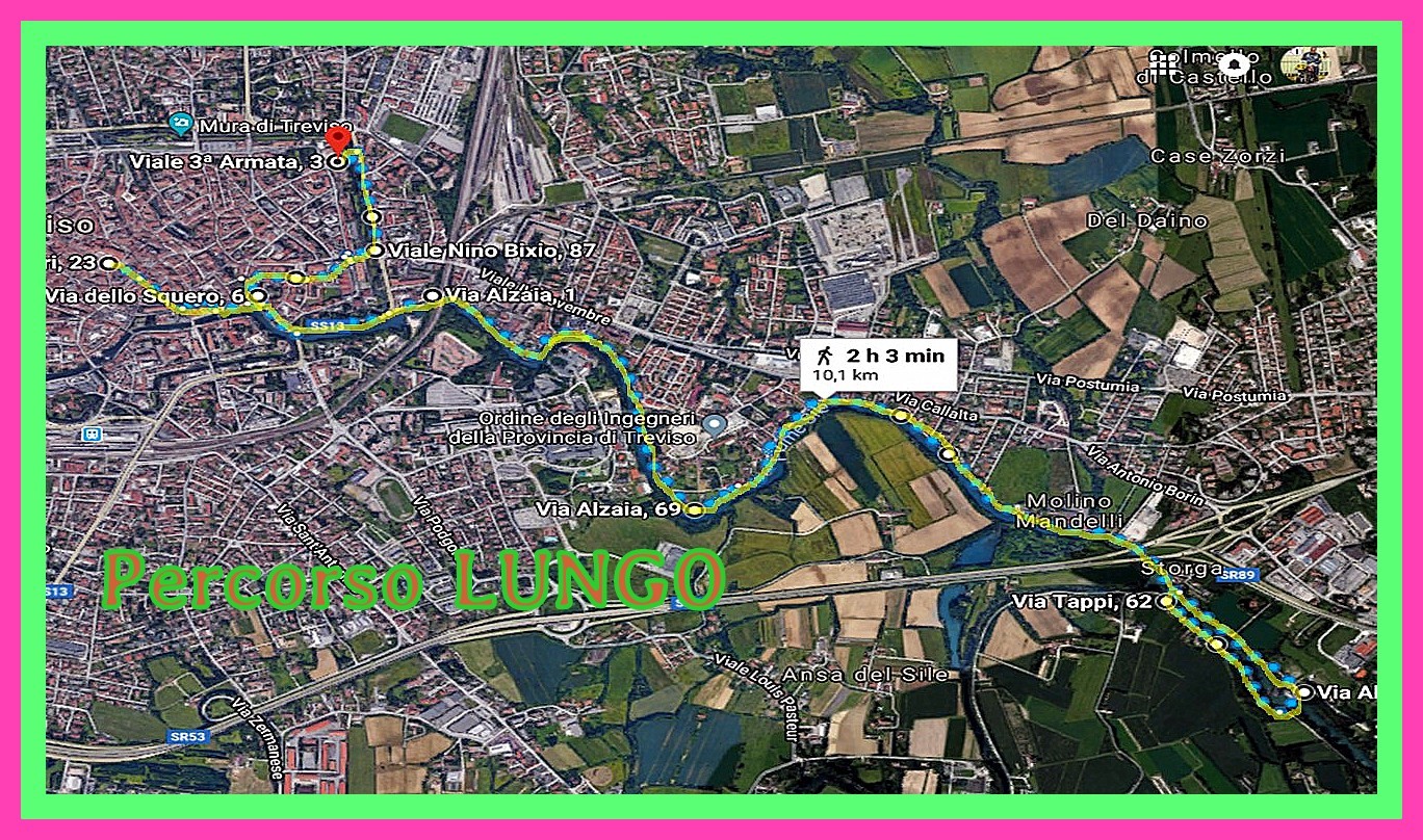 treviso m'illumino di meno percorso lungo 2019