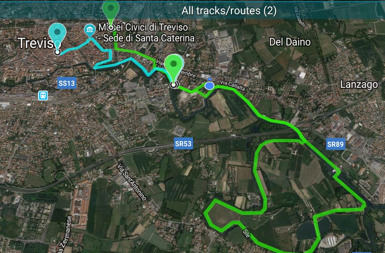 percorso bici m'illumino di meno 2019 treviso