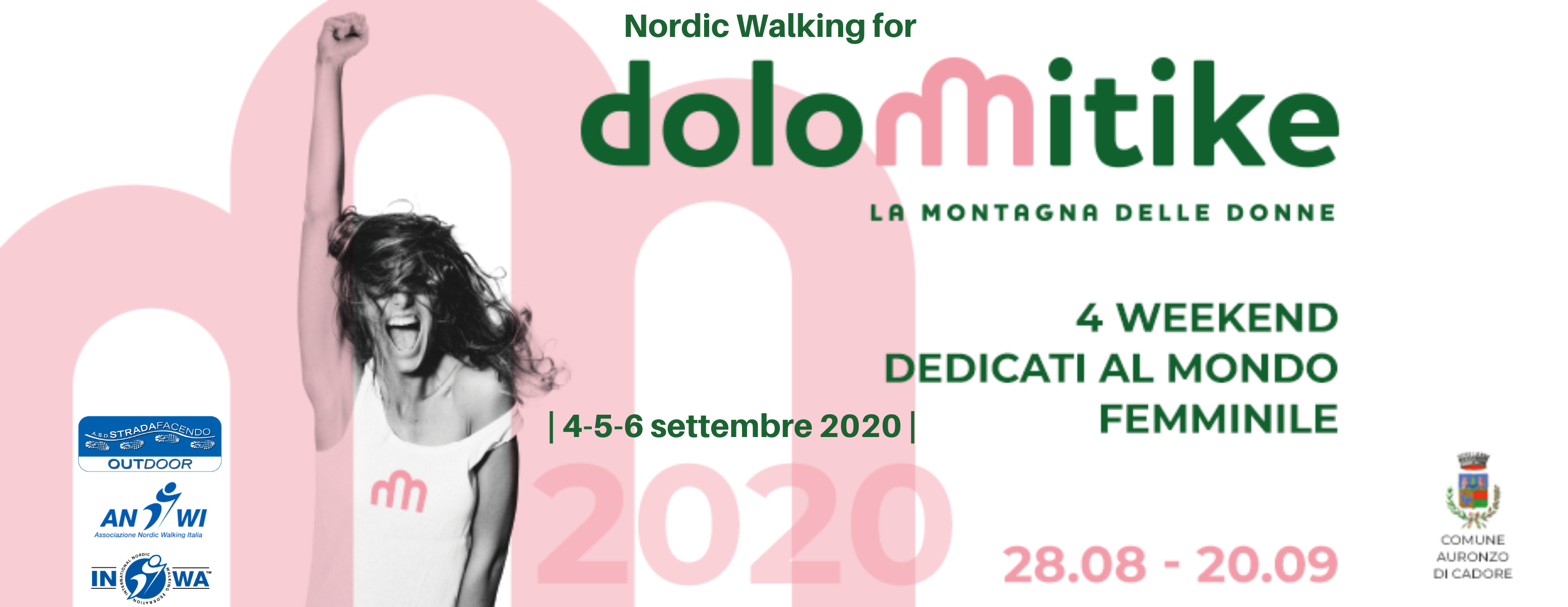 nordic walking dolomitike 2020