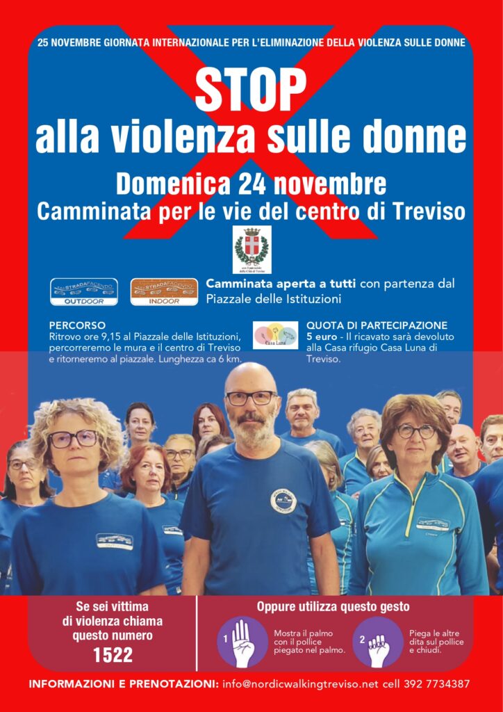 Camminata Treviso STOP violenza donne