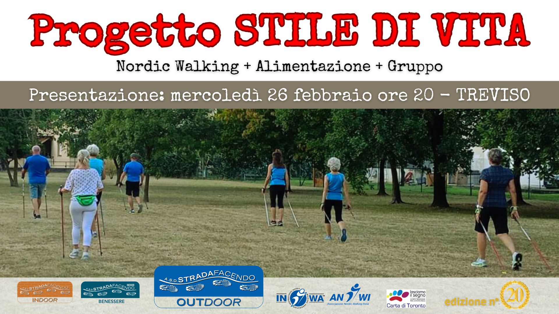 progetto stile di vita nordic walking 2025 febbraio