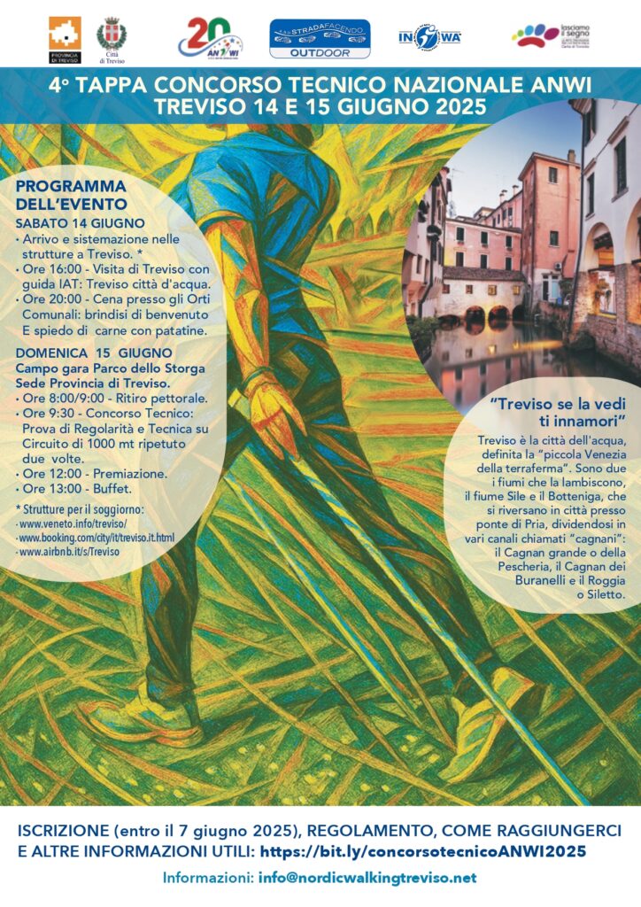 concorso tecnico ANWI nordic walking treviso